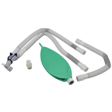 КОНТУР АНЕСТЕЗІОЛОГІЧНИЙ ГЛАДКОСТІННИЙ ДЛЯ ДОРОСЛИХ З ДОДАТКОВИМ ШЛАНГОМ 0.8М ТА ДИХАЛЬНИМ МІШКОМ, Пласті-мед